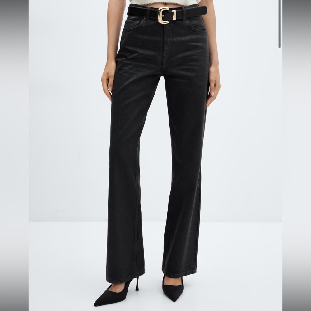 Mango shiny effect jeans